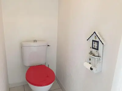 Salle de bains dans l'établissement Bassin d'Arcachon Maison au calme