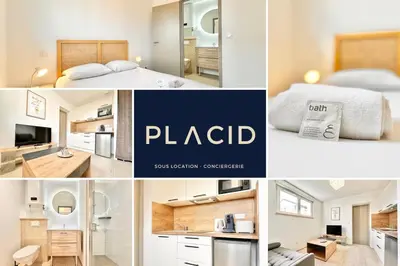 Cuisine ou kitchenette dans l'établissement Le Concorde - Lumineux - Neuf