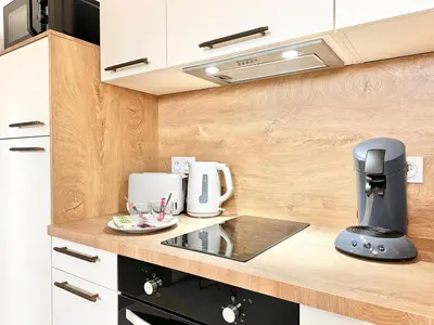 Cuisine ou kitchenette dans l'établissement Le Beausoleil - Confort - Central
