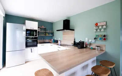 Cuisine ou kitchenette dans l'établissement Villa Lucio