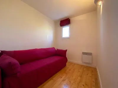 Coin salon dans l'établissement T2 cabine calme prox. Boudigau, terrasse, parking, 4 pers. - FR-1-413-252