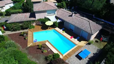 Piscine de l'établissement Villa Pyla sur mer 10 couchages ou située à proximité