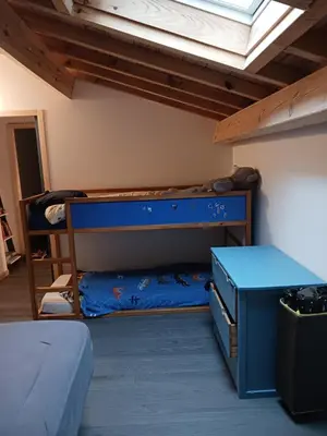 Un ou plusieurs lits dans un hébergement de l'établissement Jolie maison à Biscarrosse zéro six soixante treize soixante huit vingt six 02