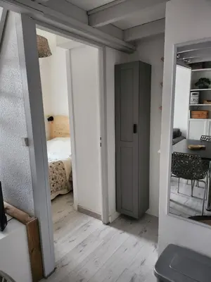 Un ou plusieurs lits dans un hébergement de l'établissement Capbreton - Villa Patio - Climatisé - Port - Surf