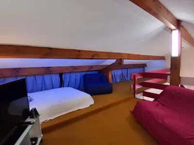 Un ou plusieurs lits dans un hébergement de l'établissement Maison Plain-pied avec Jardin, Proche Plage et Pistes Cyclables, 6 Pers, Wifi, Parking - FR-1-239-436