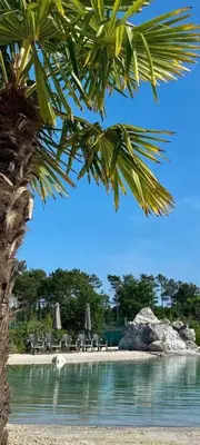 Paysage naturel près de le camping