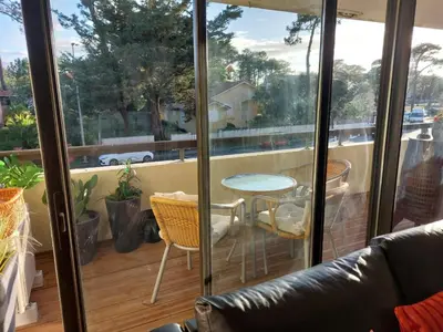 Coin salon dans l'établissement Appartement avec terasse au pied du port