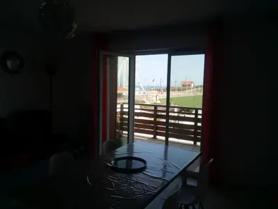 Balcon ou terrasse dans l'établissement Les pieds dans l'eau salée