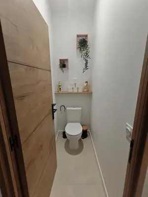Salle de bains dans l'établissement Chez Tom et Yas