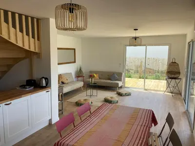 Coin salon dans l'établissement Great big holiday house
