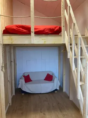Un ou plusieurs lits dans un hébergement de l'établissement Great big holiday house