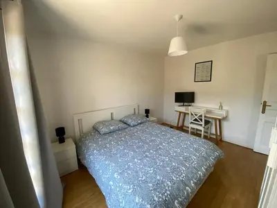 Un ou plusieurs lits dans un hébergement de l'établissement Maison Familiale à 200 m du Bassin