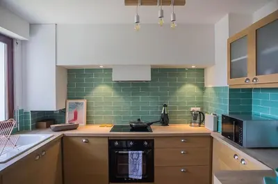 Cuisine ou kitchenette dans l'établissement Rameau