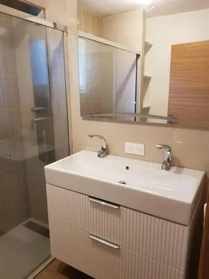 Salle de bains dans l'établissement Agréable maison bien située