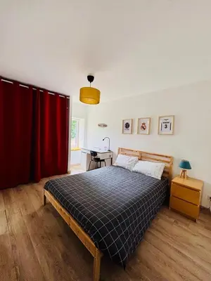 Un ou plusieurs lits dans un hébergement de l'établissement Villa La Forge