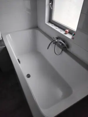 Salle de bains dans l'établissement Villas Paradis