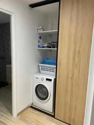 Cuisine ou kitchenette dans l'établissement Sole e Mare