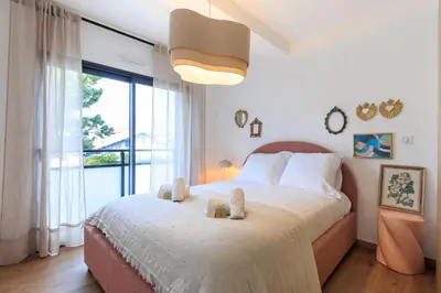 Un ou plusieurs lits dans un hébergement de l'établissement Maison Atlantique - Welkeys