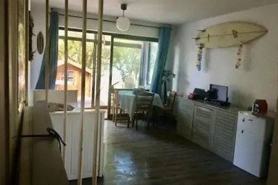 Cuisine ou kitchenette dans l'établissement Studio avec jardinet Mimizan plage