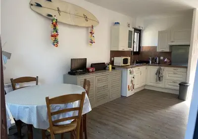 Cuisine ou kitchenette dans l'établissement Studio avec jardinet Mimizan plage