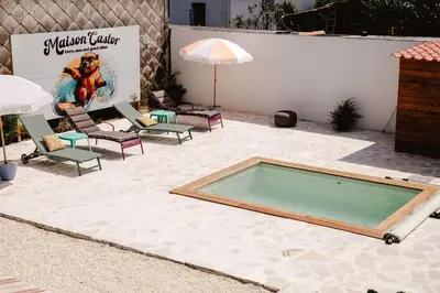 Piscine de l'établissement Beach, Movie & Balneotherapy ou située à proximité