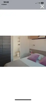 Un ou plusieurs lits dans un hébergement de l'établissement Mobilhome 6 et 4 places terrasses couvertes - Les Dunes de Contis