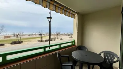Balcon ou terrasse dans l'établissement La baïne