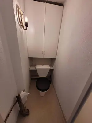 Salle de bains dans l'établissement La baïne