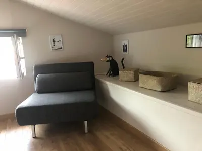 Coin salon dans l'établissement Appartement au calme - 3 étoiles