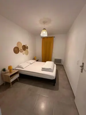 Un ou plusieurs lits dans un hébergement de l'établissement A 500m de la plage - L Oyat -