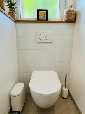 Salle de bains dans l'établissement L'escapade Landaise à 10 minutes des plages