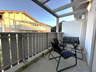 Balcon ou terrasse dans l'établissement REMENBER - T2 proche océan