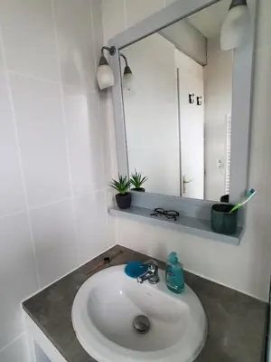 Salle de bains dans l'établissement Studio Duplex Moliets