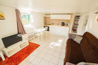 Cuisine ou kitchenette dans l'établissement Capbreton Surf House