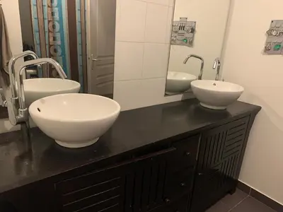 Salle de bains dans l'établissement Chambre de détente