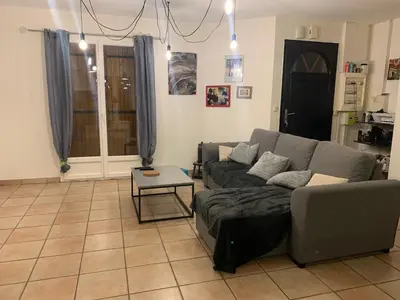 Coin salon dans l'établissement Chambre de détente