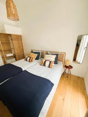 Un ou plusieurs lits dans un hébergement de l'établissement Nouveau! Villa Bahia, Piscine chauffée, Plage à 400m