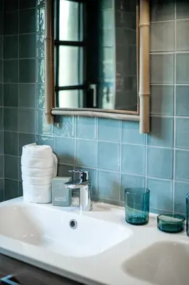 Salle de bains dans l'établissement Maison Marie-Lys