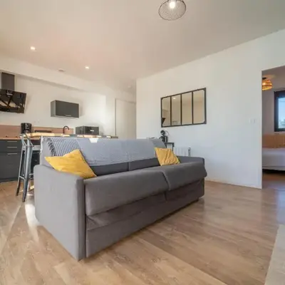Charmant appartement à 200m de l'océan avec terrasse et parking - FR-1-50-157