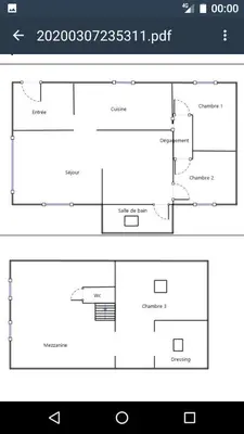 Plan de l'établissement Maison landaise avec piscine proche Hossegor Capbreton