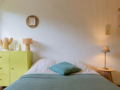 Un ou plusieurs lits dans un hébergement de l'établissement Apartment Pyrénées by Interhome