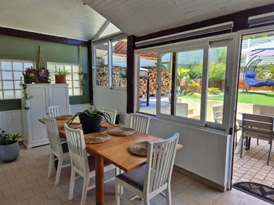 Jardin de l'établissement Villa Marguy - 100 m de l'Océan