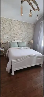 Un ou plusieurs lits dans un hébergement de l'établissement Villa Marguy - 100 m de l'Océan