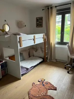 Un ou plusieurs lits dans un hébergement de l'établissement Villa EDEN WOOD Pyla-sur-Mer