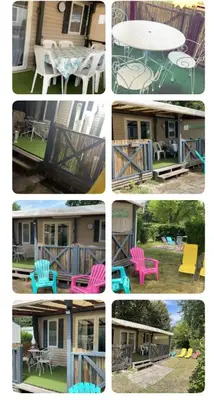 Plan de l'établissement Mobil home familial Landes