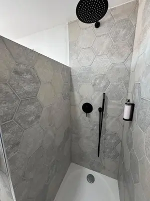 Salle de bains dans l'établissement Studio Ekoh, centre de Dax
