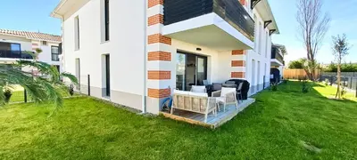 Jardin de l'établissement L'air du large superbe T3 lumineux avec jardin