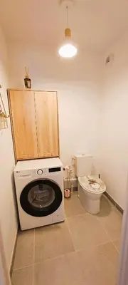 Salle de bains dans l'établissement L'air du large superbe T3 lumineux avec jardin