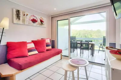 Coin salon dans l'établissement Village Moliets - maeva Home - Appartement 3 pièces 5 personnes - Sélection MAE-6641