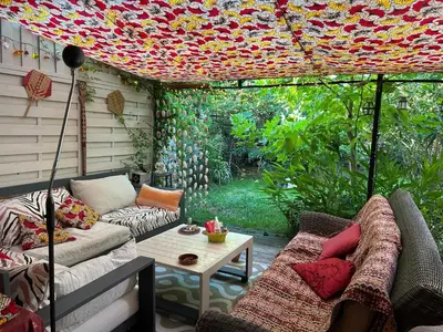 Jardin de l'établissement La Chambre Du Voyageur
